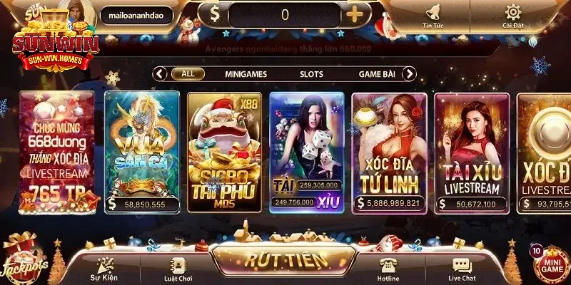 Đánh giá các tựa game Nổ hũ SUNWIN