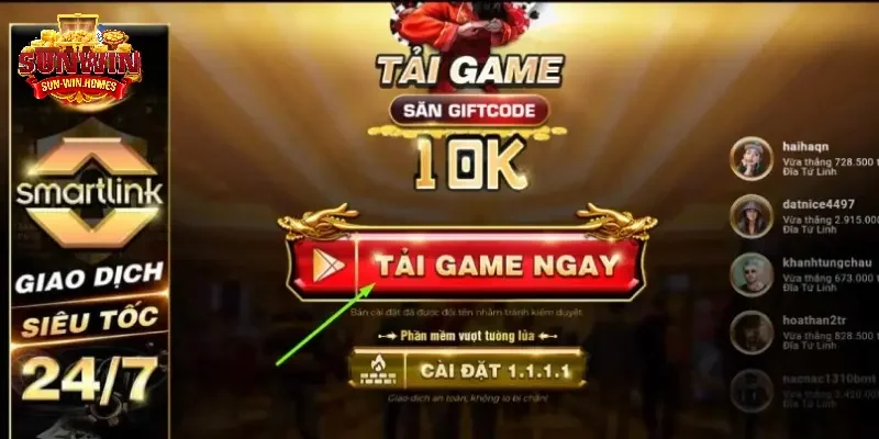 Tải app chơi game SUNWIN tiện lợi trên hai nền tảng lớn nhất